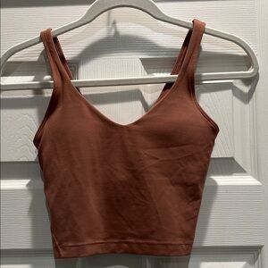 lululemon athletica Brown Tank Top